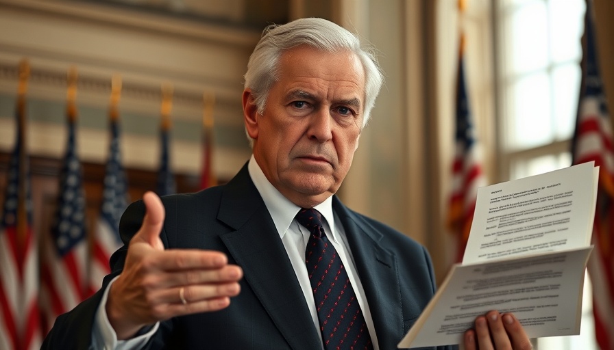 Trump's order to block woke AI in government, man holding signed document