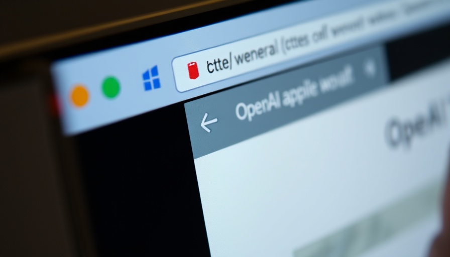 Close-up of Safari browser with OpenAI page showing AI features in Canvas.
