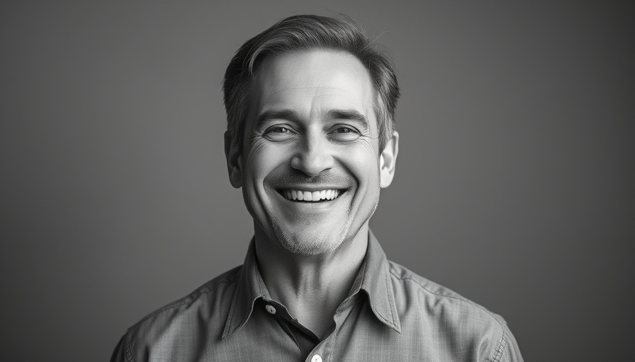Highrise AI CTO Mark Mendelman smiling in monochrome photo