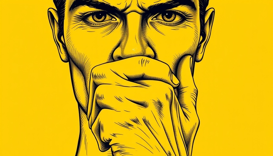 Illustration of face and hand symbolizing OpenAI ChatGPT privacy concerns.