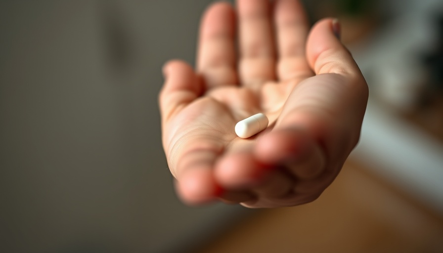 Close-up of a hand holding a pill, symbolizing hope for HIV cure in children.