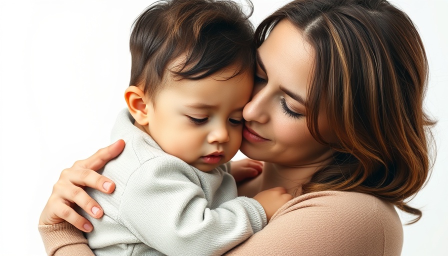 Tender moment between woman and child, AI image verification mistakes.