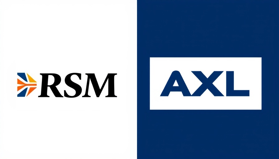 RSM Canada partners with AXL venture studio logo design.