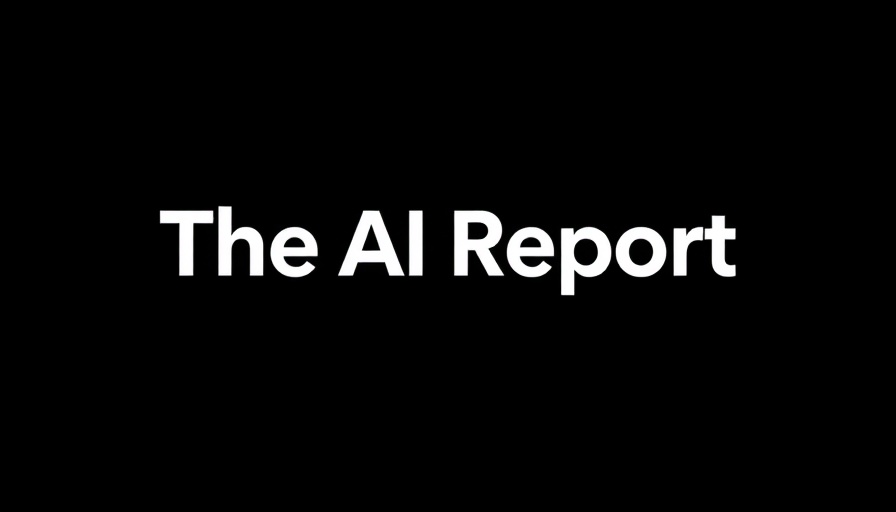 Logo of The AI Report in white on black background.