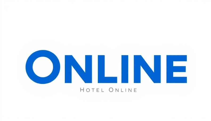 Modern Hotel Online logo with blue text, AI in Hospitality Marketing.