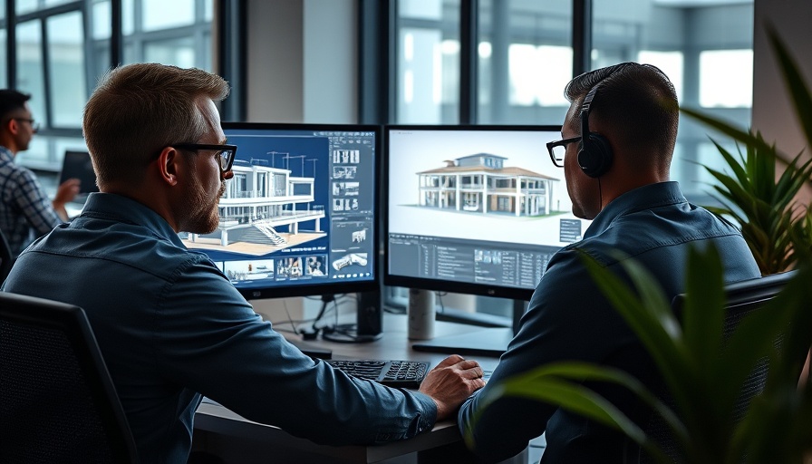AI in AEC Design: Designer using architectural software.