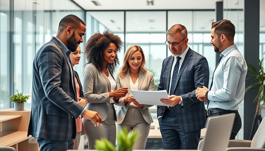 Meta splits AI team, professionals collaborating in modern office.