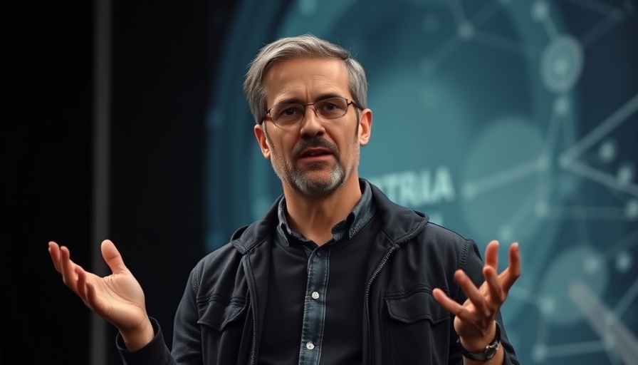 Discussing ChatGPT as an operating system, speaker engaged.