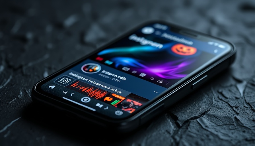Instagram Edits app with Halloween sound effects options shown on screen.