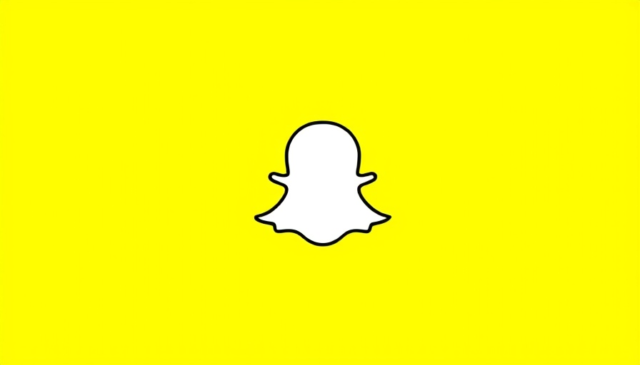 Snapchat logo on vibrant yellow background, minimalist design.