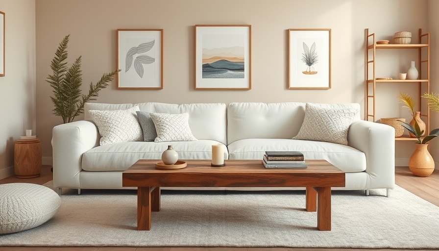 Warm and inviting living room showcasing hygge home decor for families.