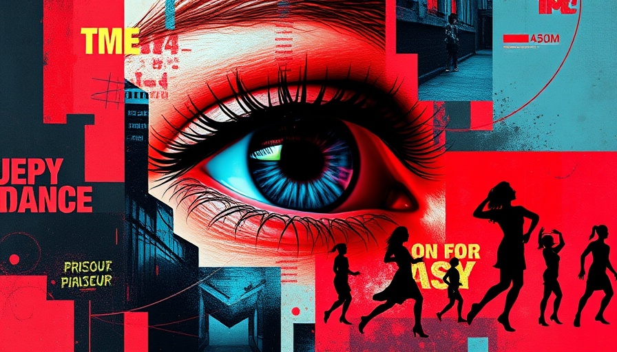 Dynamic web design collage showcasing innovative content elements.