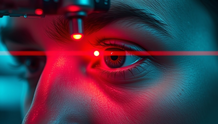 Close-up of eye with futuristic laser, relating to I Have No Mouth and I Must Scream film adaptation.