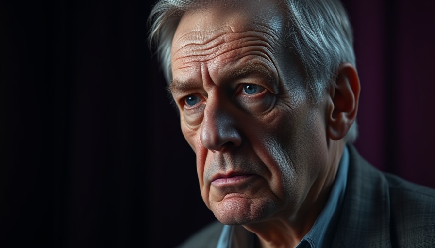 Older man's contemplative expression amid CDC terminations workforce concerns.