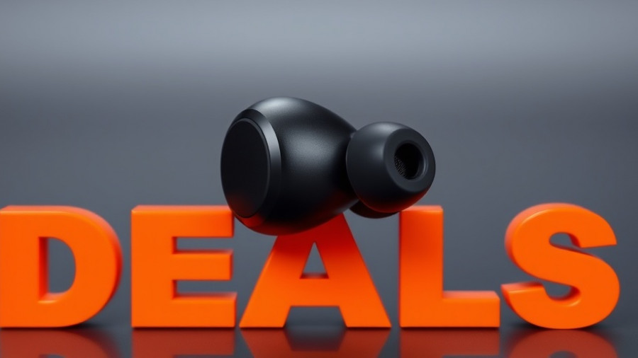 Beyerdynamic Amiron 300 earbuds in a deals-themed background.