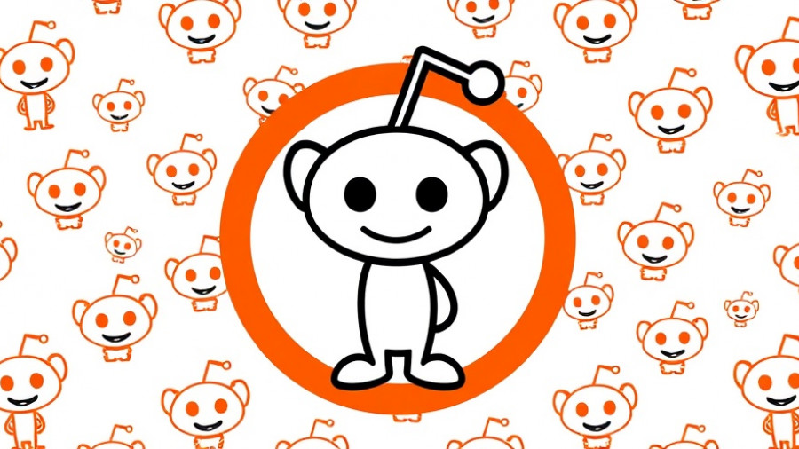 Vibrant Reddit mascot graphic, symbolizing AI-powered search expansion.