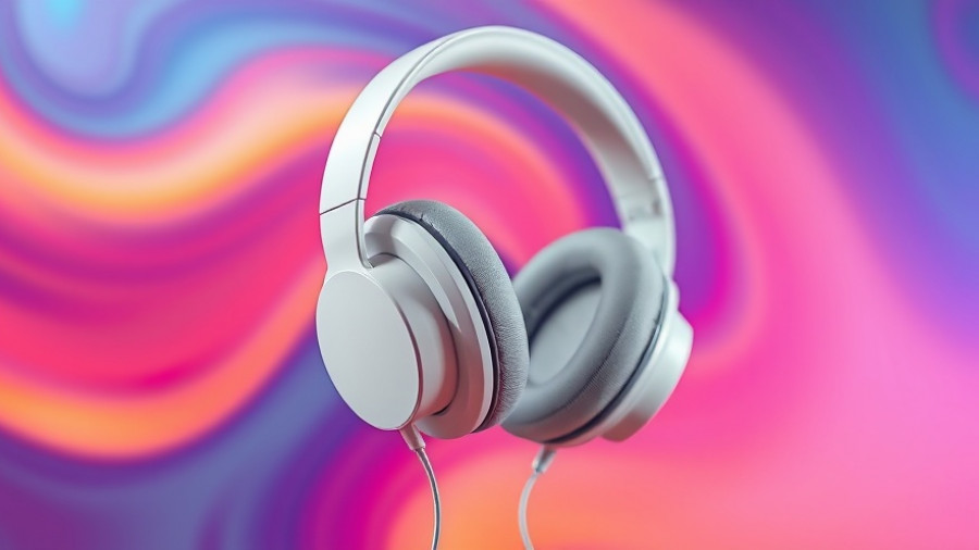 Bose QuietComfort Ultra Headphones (2nd Gen) against a colorful gradient background.