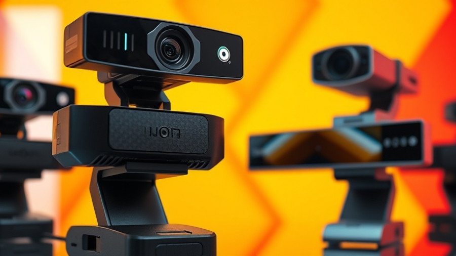 Best webcams for 2025 with advanced designs and vibrant background.