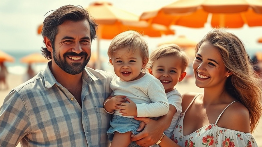 Ben Stiller’s documentary about his parents, family photo at the beach.
