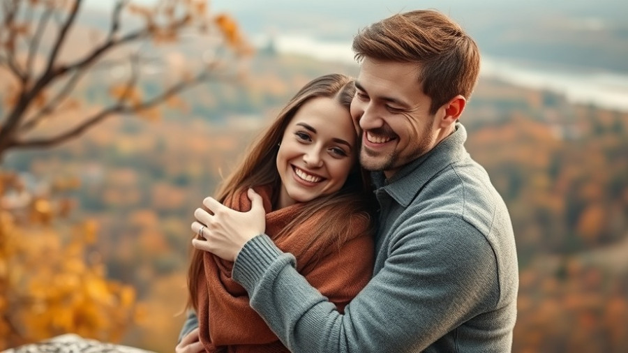 Loving couple outdoors illustrating biblical advice for husbands.