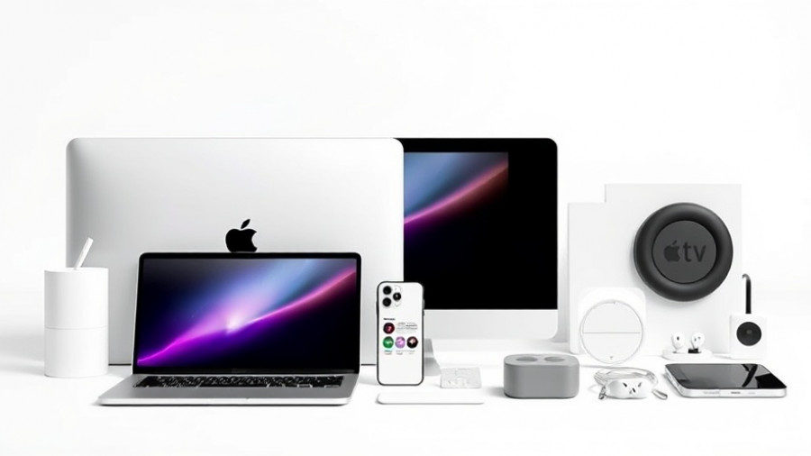 Array of Apple devices highlighting MacBook Pro deals for parents