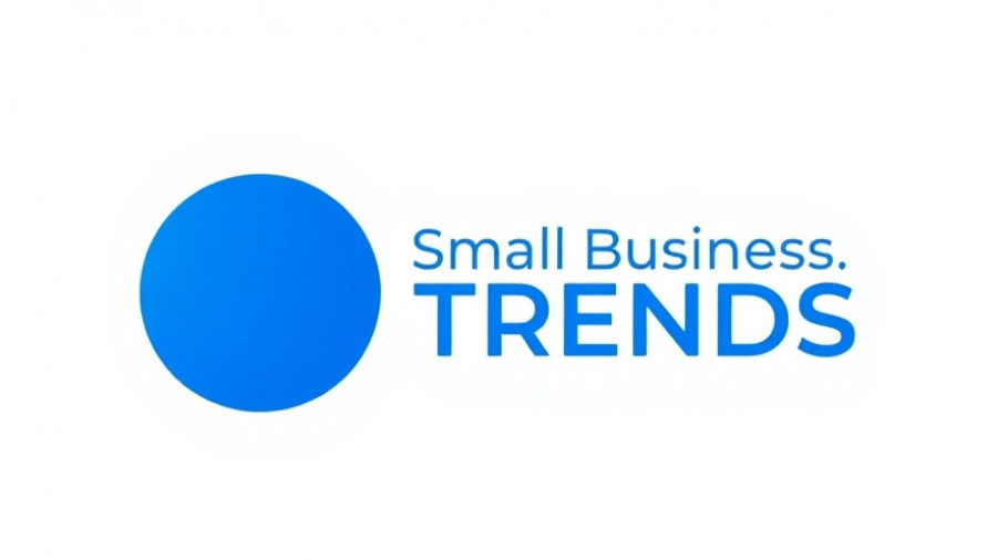 Modern blue circular logo with 'Small Business TRENDS' text.