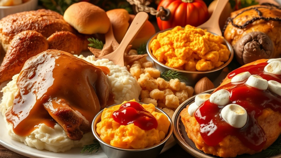 Build Your Own Thanksgiving Feast with turkey, rolls, sides.