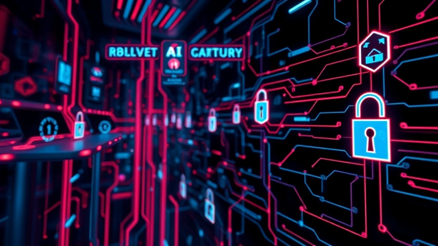 AI-Powered Attacks Surge concept with digital security visuals.