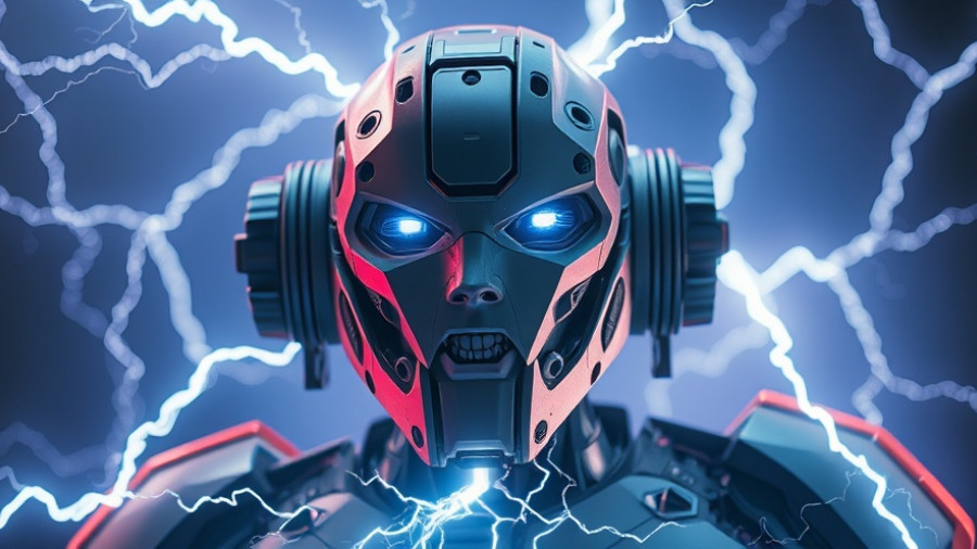 Dramatic depiction of futuristic failures with electricity effects, highlighting 'Lost in Space failures'.