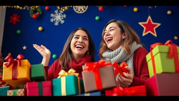 Meta click-to-message ads guide with smiling women and gifts.