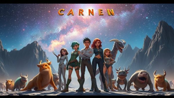 WondLa final season trailer animated characters cosmic scene.