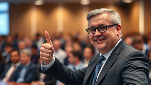 Confident speaker at conference related to OpenAI payments to Microsoft.