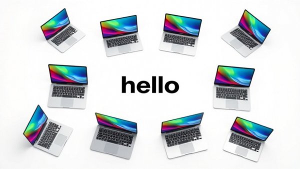 Vibrant display of Apple's budget MacBook models.