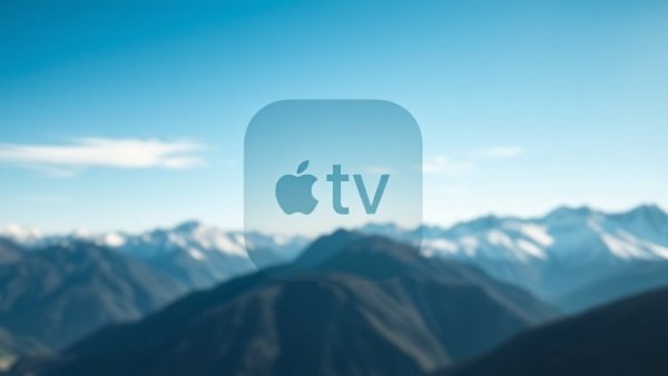 Apple TV logo over mountain landscape for new releases December.