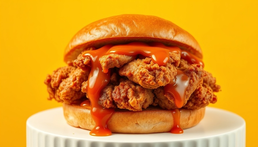 Top chicken franchises in 2025 featuring a crispy sandwich.