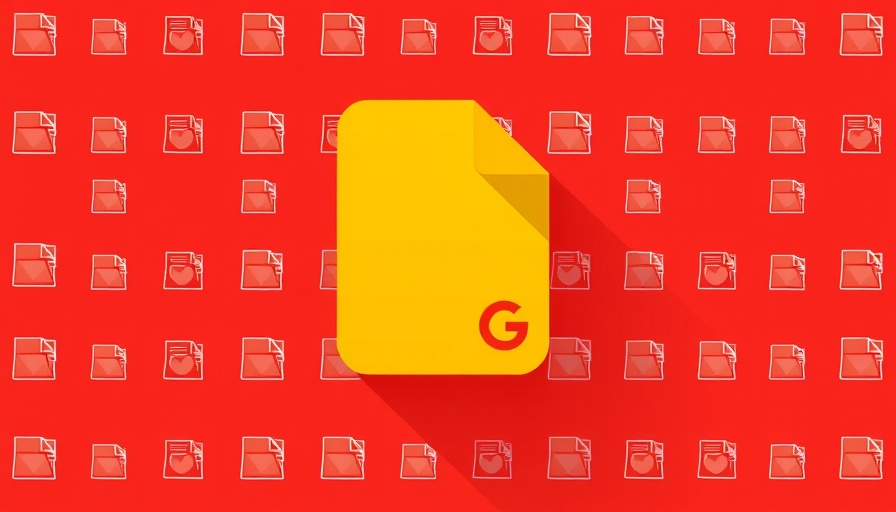 Google Keep logo with a yellow document on red background, illustrating app design.