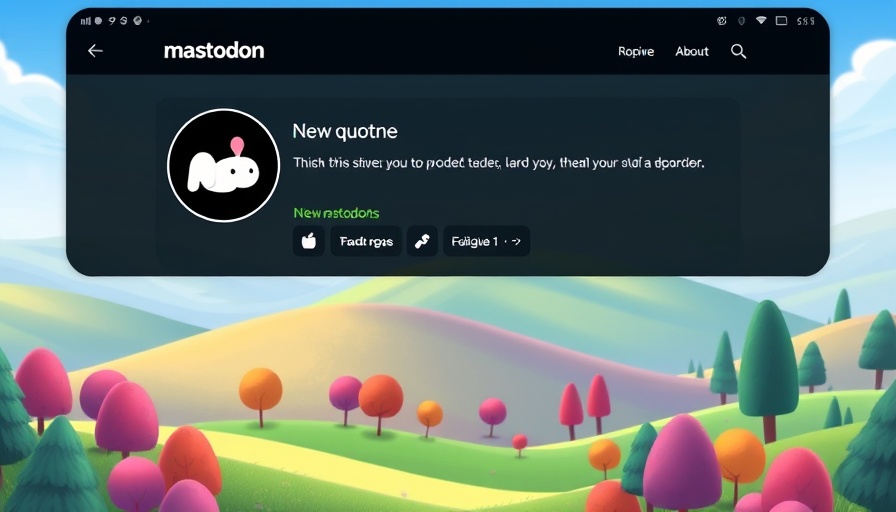 Mastodon app interface showcasing quote posts feature update.
