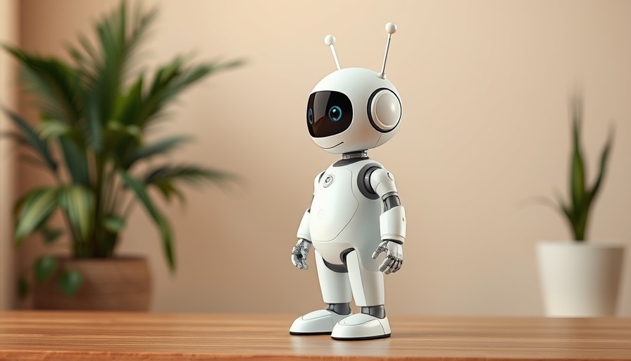 Hugging Face Reachy Mini desktop robot in a warm indoor room