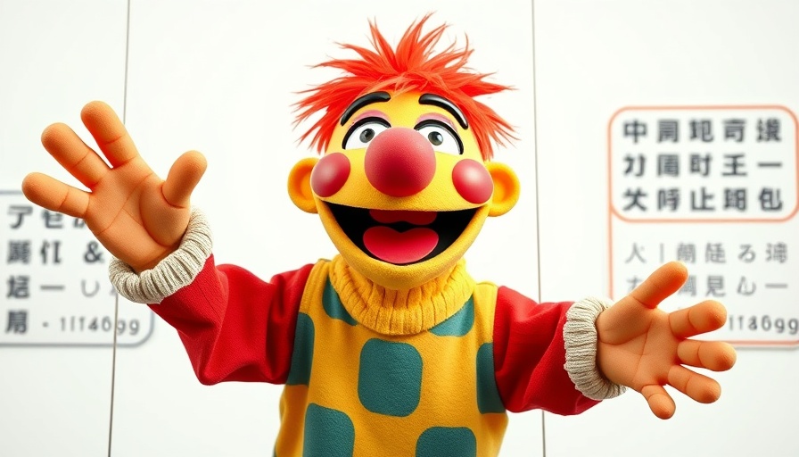 Elmo's X account hacked: playful puppet image with vibrant colors.