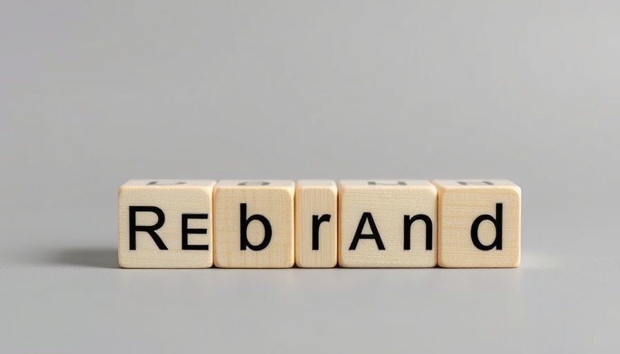 Wooden blocks with 'Rethink, Revise, Rebrand' highlighting importance of rebranding process.