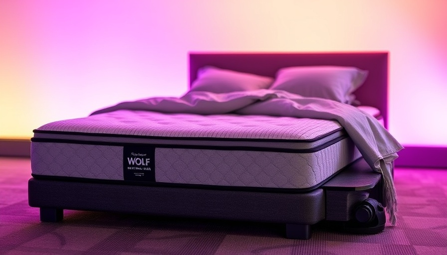 Wolf Memory Foam Hybrid Premium Firm Mattress Review in a vibrant setting.