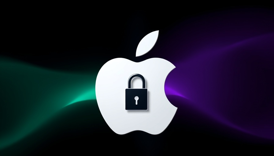 Apple logo with lock symbol representing iPhone privacy features for parents.