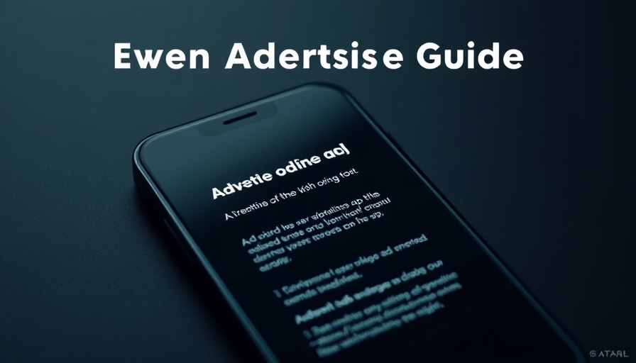 X advertising strategies for families guide with phone display.