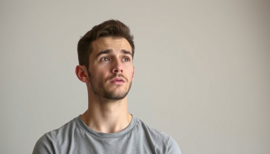 Young man presenting AI safety research insights with microphone.