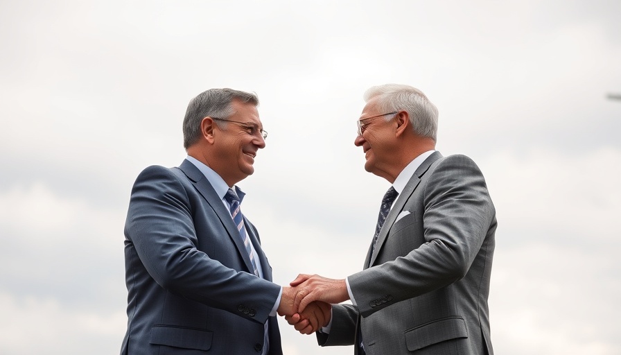 Trump Putin Summit Outcomes: Two leaders in suits shaking hands outdoors.