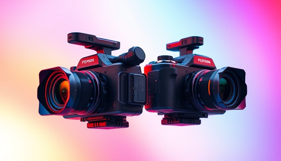 Best GoPro Camera 2025 with vibrant background and dual perspective.