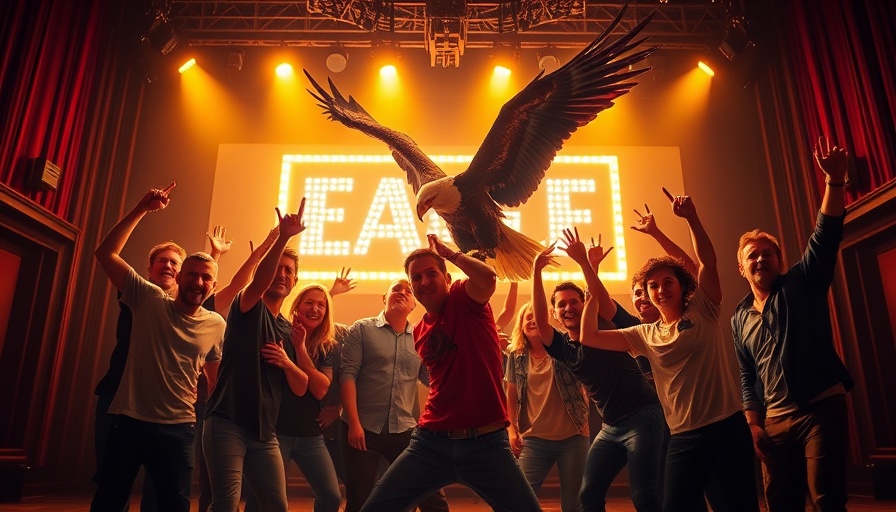 Peacemaker Season 2 opening dance dramatic pose with neon sign.