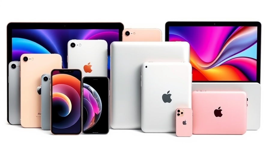 Variety of Apple devices on display for Labor Day Apple deals.