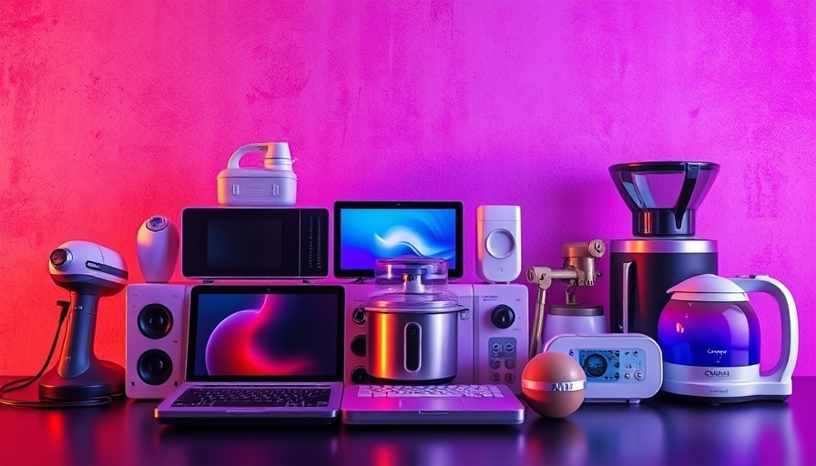 Best Labor Day Deals 2025: Vibrant tech and cookware collection.