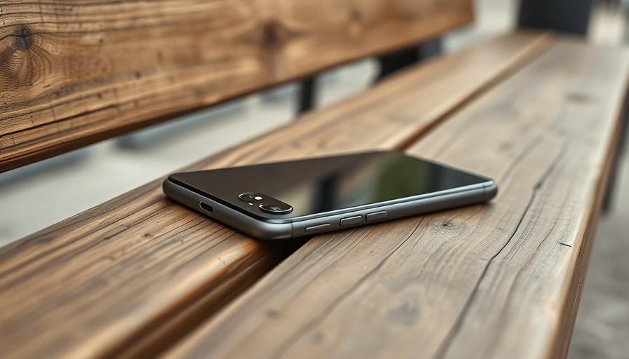 Sleek Google Pixel Phone on wooden bench, key settings focus.